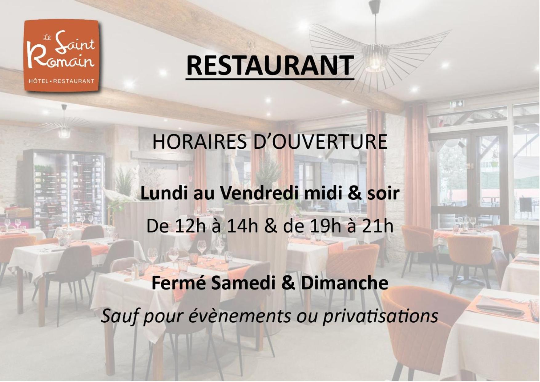 Logis Hotel-Restaurant Saint Romain Анс Екстериор снимка